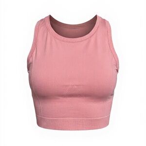 Old Navy Pink Activewear Cropped Tank Top